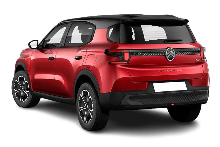 Citroen C3 Aircross Small Crossover/SUV 1.2 Hybrid 136PS Plus e-DCS6 Auto exterior rear view