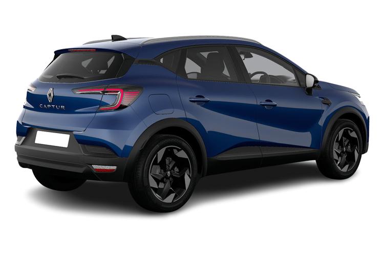 Renault Captur Small Crossover/SUV 1.8 E-Tech Full Hybrid 160 Techno Auto exterior rear view