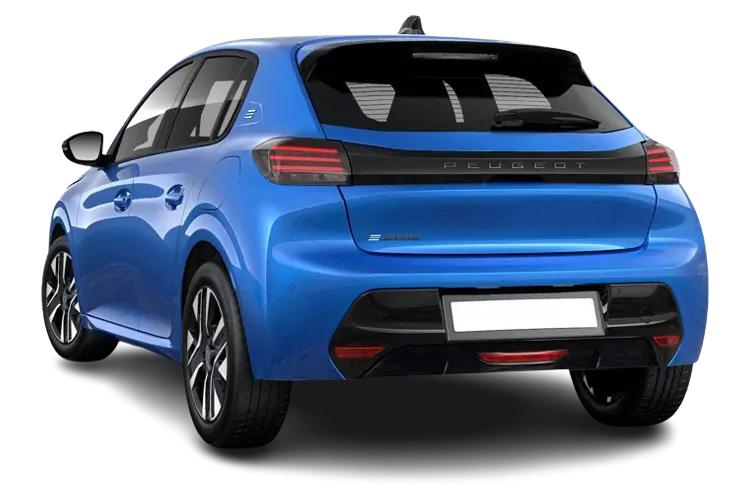 Peugeot E-208 Hatchback 51kWh 156 GT Premium exterior rear view