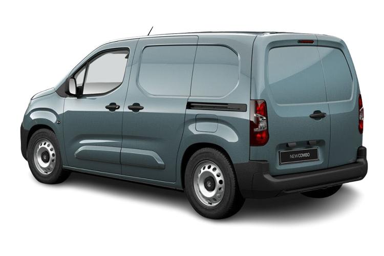 Vauxhall E-Combo Cargo Medium Van - Standard Combo Electric XL H1 2300 100kW 50kWh Prime exterior rear view