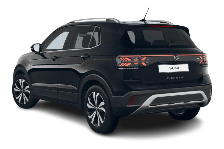 Volkswagen T-Cross Medium Crossover/SUV 1.0 TSI 115PS Style exterior rear view