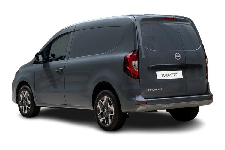 Nissan Townstar Small Van EV 45kWh Auto L1 90KW Acenta exterior rear view
