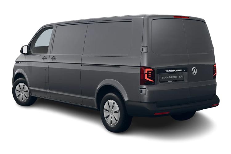 Volkswagen Transporter Highline Large Van - Standard T30 LWB 2.0TDI 110 exterior rear view