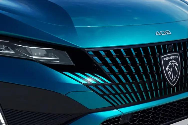 Peugeot E-408 Hatchback 408 210 58kWh Allure Auto close up