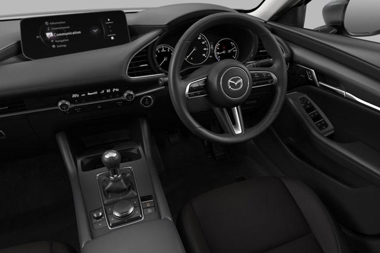 Mazda 3 Saloon 2.0 e-SAV-X mHEV Exclusive-Line Auto interior view