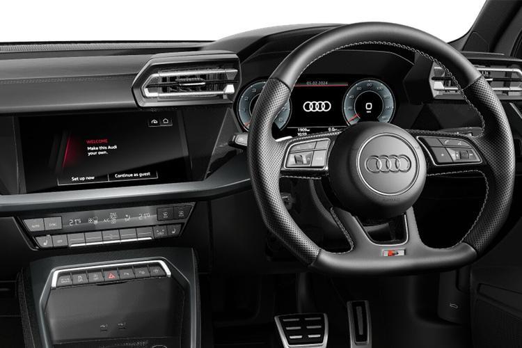 Audi A3 Hatchback TFSI 150PS Black Edition interior view