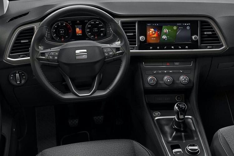 SEAT Ateca Large SUV 1.5 TSI 150ps Evo SE EZ interior view
