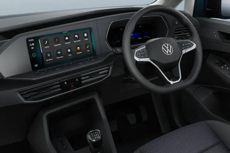 Volkswagen Caddy Cargo Maxi Large Van - Standard 2.0 TDI 102 Commerce Business Tech Pack interior view