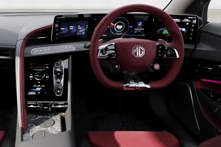 MG Motor UK Cyberster Convertible 250kW Trophy EV Auto interior view