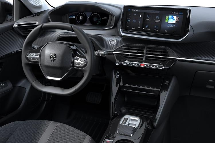 Peugeot E-208 Hatchback 51kWh 156 GT Premium interior view