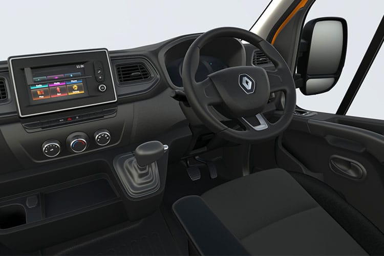 Renault Master Cab E-Tech Platform Cab Platform LL35 57KW 52kWh Strt interior view