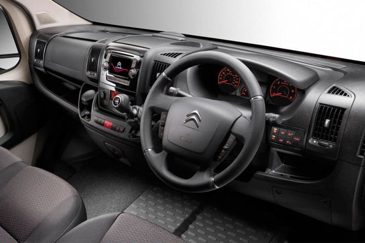 Citroen Relay Ready To Run Luton Van Lwfl Luton 35 L3 2.2BlHDi 140 Enterprise Edition interior view