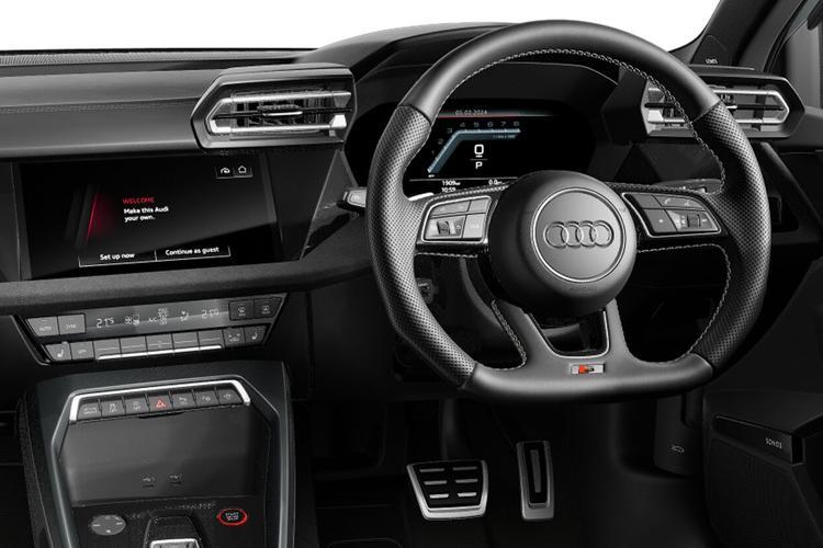 Audi S3 Saloon TFSI Quattro 333PS Black Edition S Tronic interior view