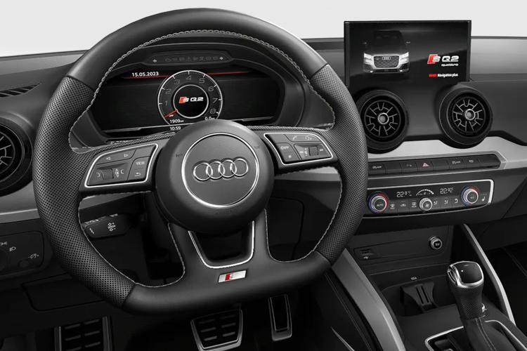 Audi SQ2 Small Crossover/SUV TFSI 300 Quattro Black Edition Tech S tronic interior view