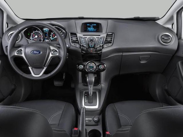 2014 fiesta - interior dash view
