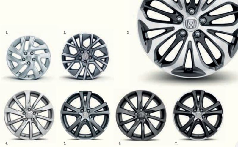 honda crv alloys wheels