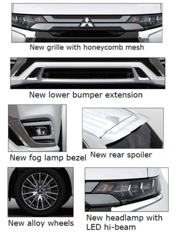Outlander Exterior Changes