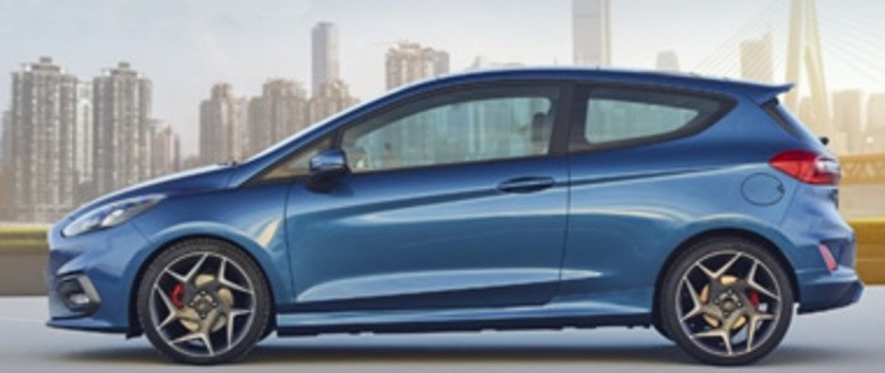 2018 ford fiest st exterior side image