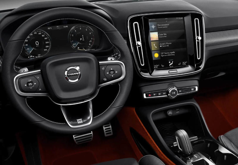 69 Plate Volvo XC40 Dashboard