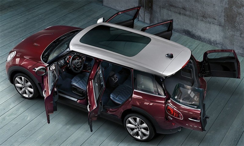2019 Mini Clubman demonstrating rear doors