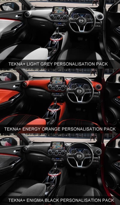Tekna Plus interior personalisation examples