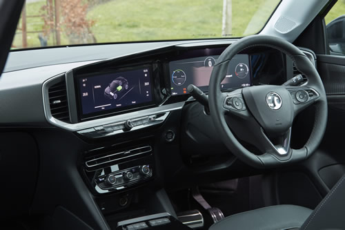2021 Vauxhall Mokka-e dash