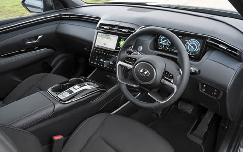 2021 Hyubdai Tucson interior image