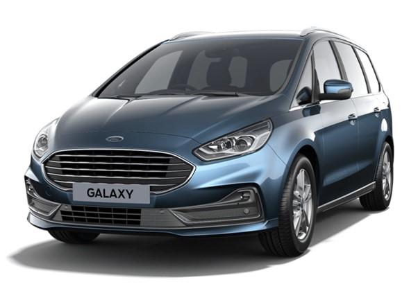 Image of a Ford Galaxy in Chrome Blue