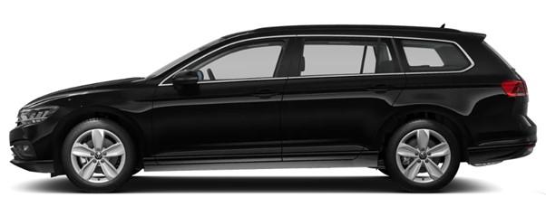 Image of a New Volkswagen Passat Estate in Deep Black Pearl