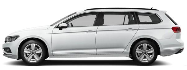 Image of a New Volkswagen Passat Estate in Glacier White