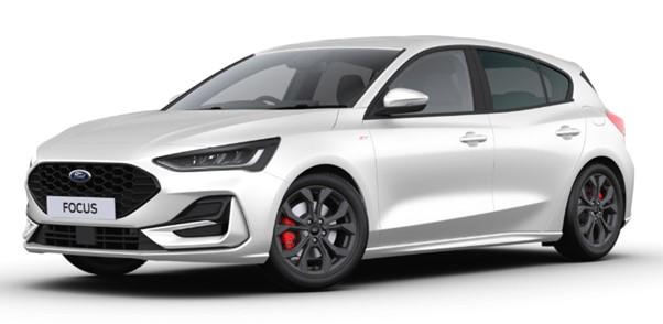 Image of a New Ford Focus in White