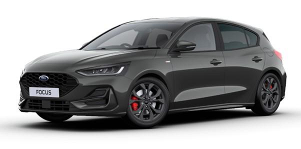 Image of a Ford Focus Titanium X in Magnetic Paint