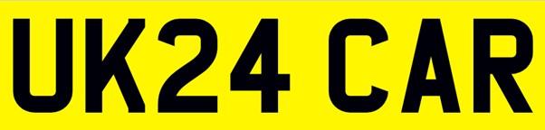 UK24 Plate Car Registration