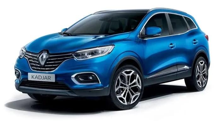 Image of a Blue Renault Kadjar