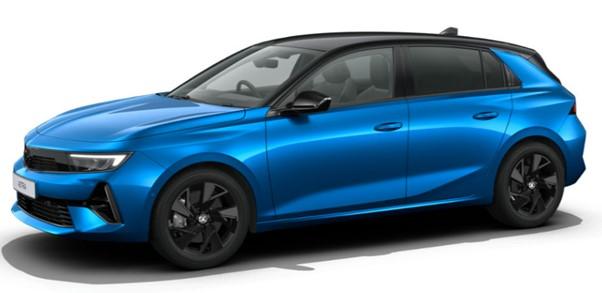 Image of a New Vauxhall Astra in Cobalt Blue