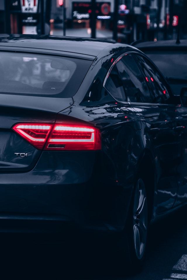 Image of a Rear Brake Light on a Car