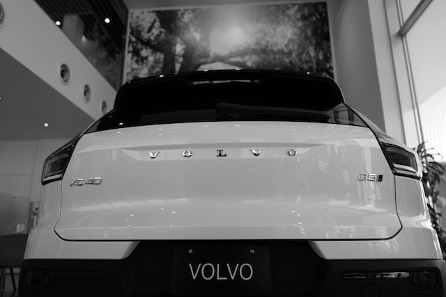 Image of a Volvo XC40 in White - Rear View