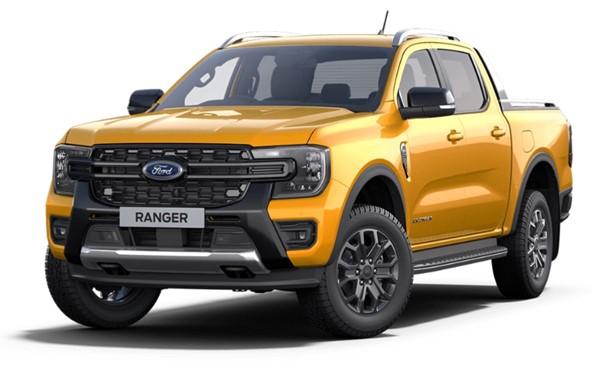 Image of a Ford Ranger WildTrak in Cyber Orange