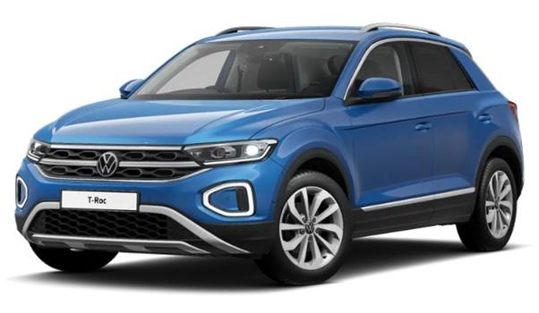Image of a Volkswagen T-Roc in Ravenna Blue