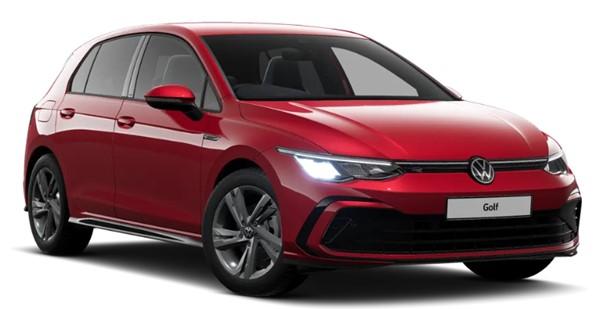 Image of a Volkswagen Golf R-Line in Kings Red Metallic Paint