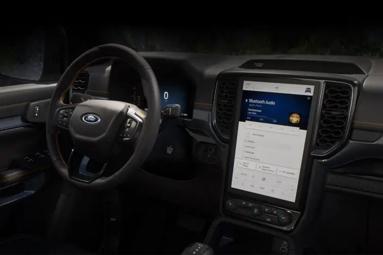 Image of a Ford WildTrak Interior