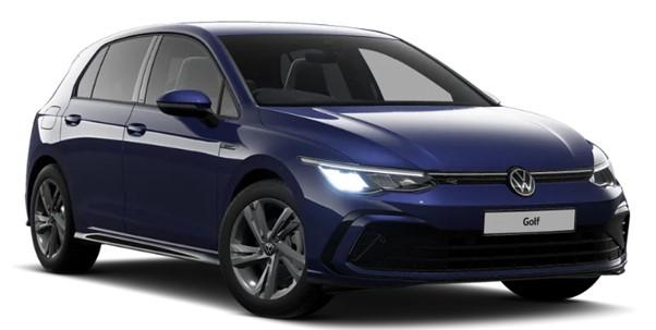 Image of the Volkswagen Golf R-Line in Atlantic Blue
