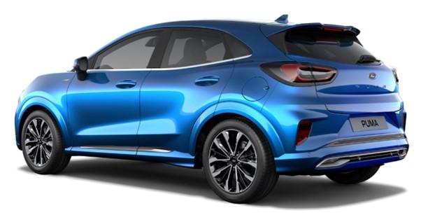 Image of a Ford Puma in Desert Island Blue