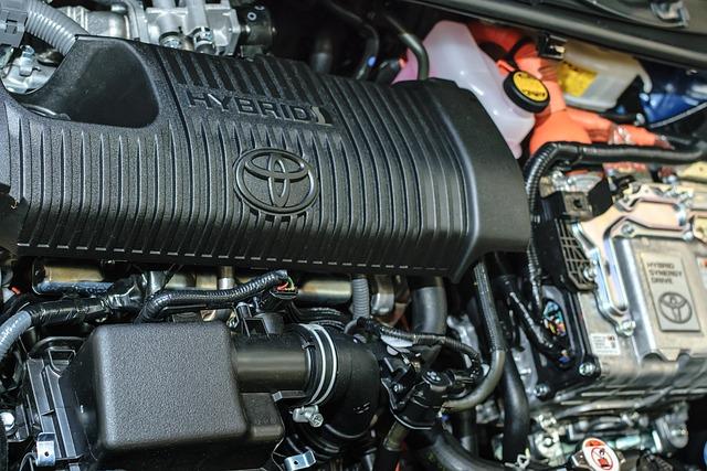 Image of a Toyota Hybrid Engine
