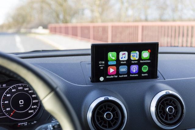 Image of an Audi Navigation Screen