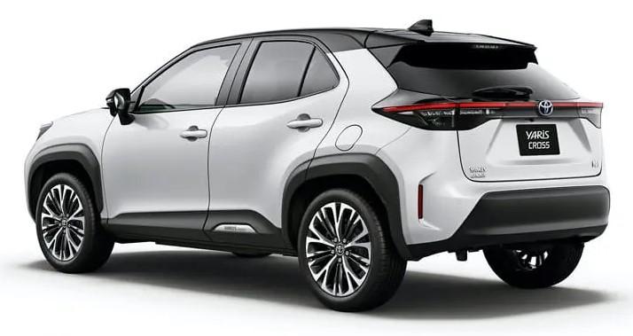 Image of a Toyota Yaris Cross in White 2023 Model