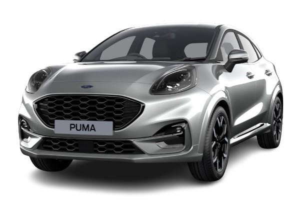 New Ford Puma ecoboost Hybrid 2024 in Solar Silver