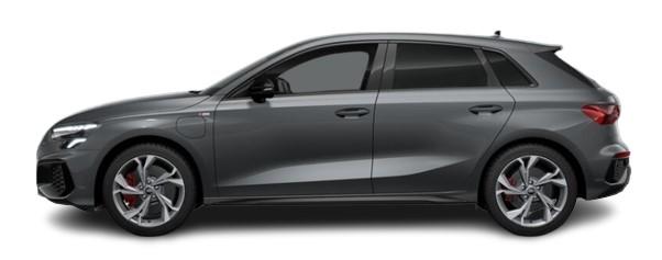 New Audi A3 Sportback in Daytona Grey 2024 Model