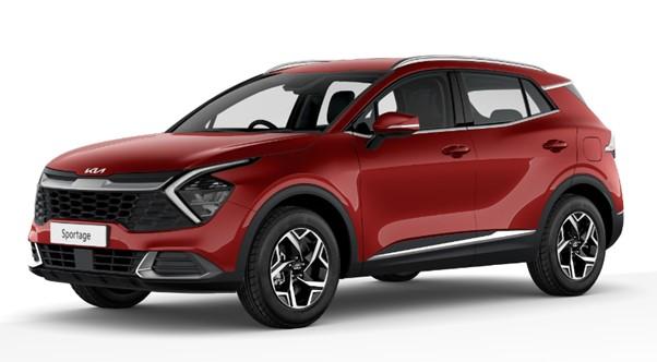 New Kia Sportage in Infra Red Paint