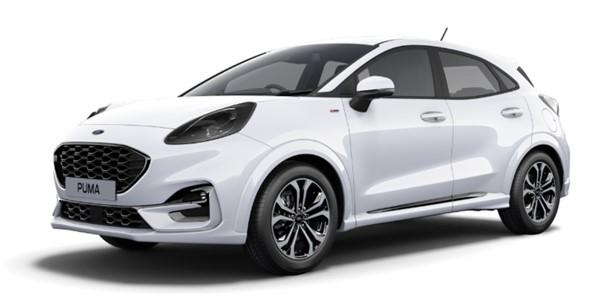 New Ford Puma in Frozen White Paint